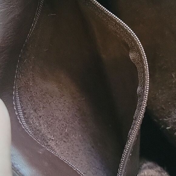 Coach 9791 Vintage Brown Leather Daypack Backpack Flaw - Picture 14 of 17